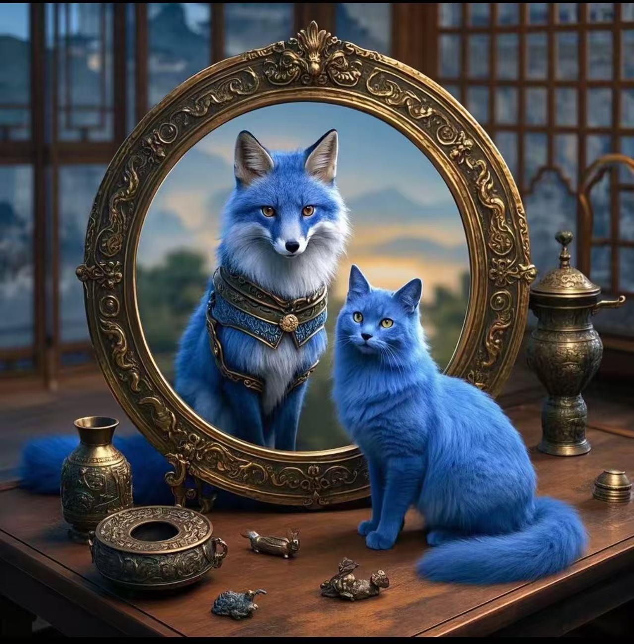 青铜镜中电子狐